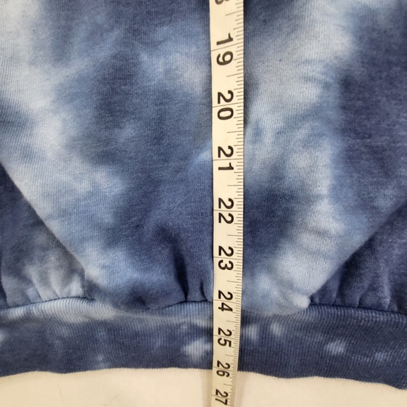 Yale University Womens Hoodie, Blue TieDye Size Med - Picture 4 of 7